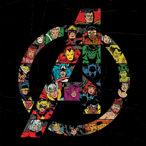 Marvel Classic Comics Avengers Logo Nintendo 2DS XL (2017) Skin
